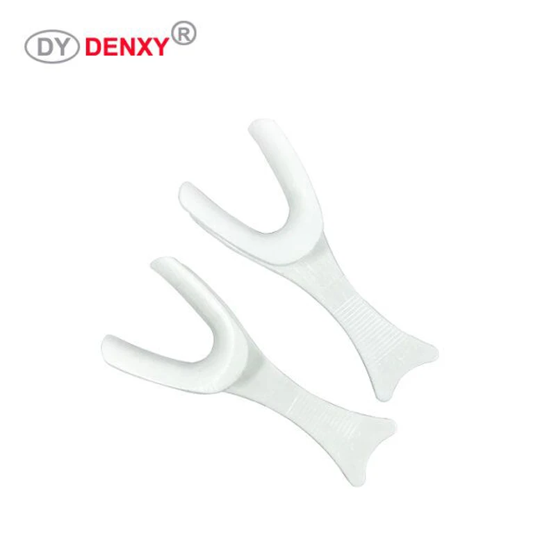 Denxy 10pc Dental Cheek Retractor Opening Device White with long handle Teeth Whitening Orthodontic Bracket | Красота и здоровье