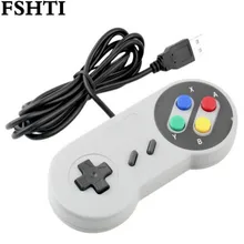 Dhl ИЛИ ems 200 штук новое прибытие дешево супер ДЛЯ SF SNES Windows контроллер USB геймпад