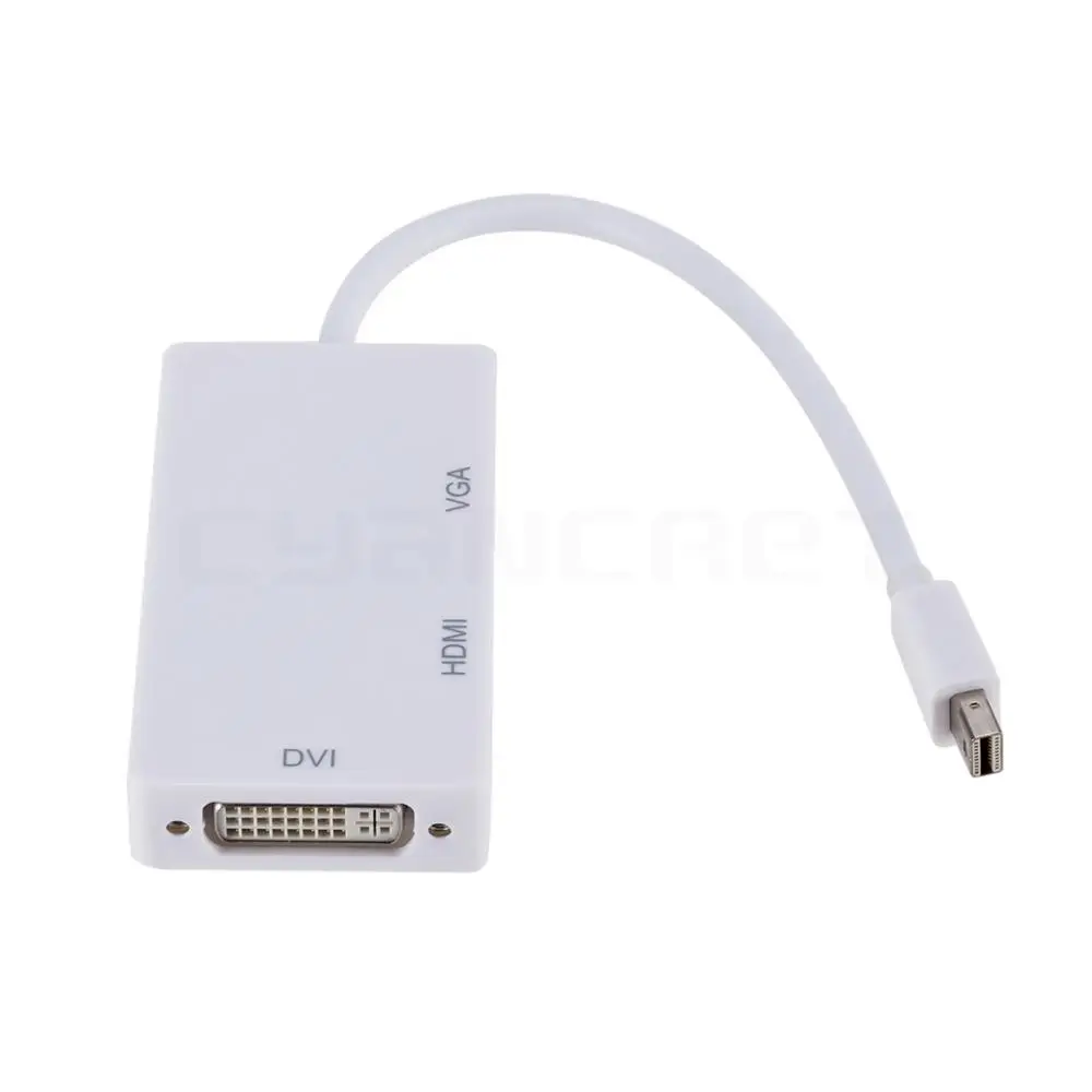 MINI DP TO DVI VGA HDMI 3 in 1-L