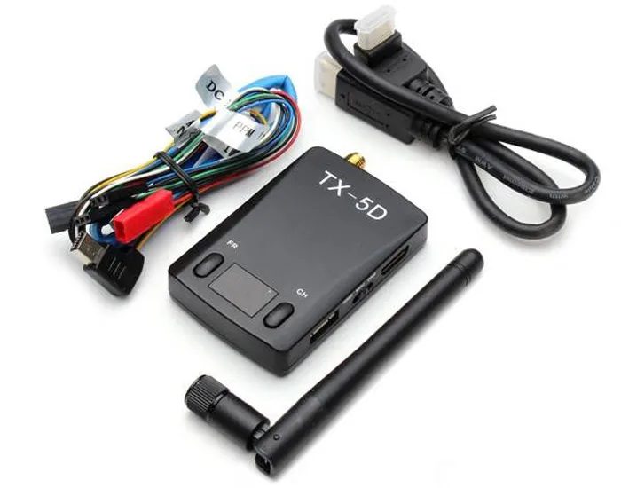 Skyzone TX 5D FPV 5 8Ghz 600mW 32 Channel HDMI to AV CVBS Wireless Transmitter for