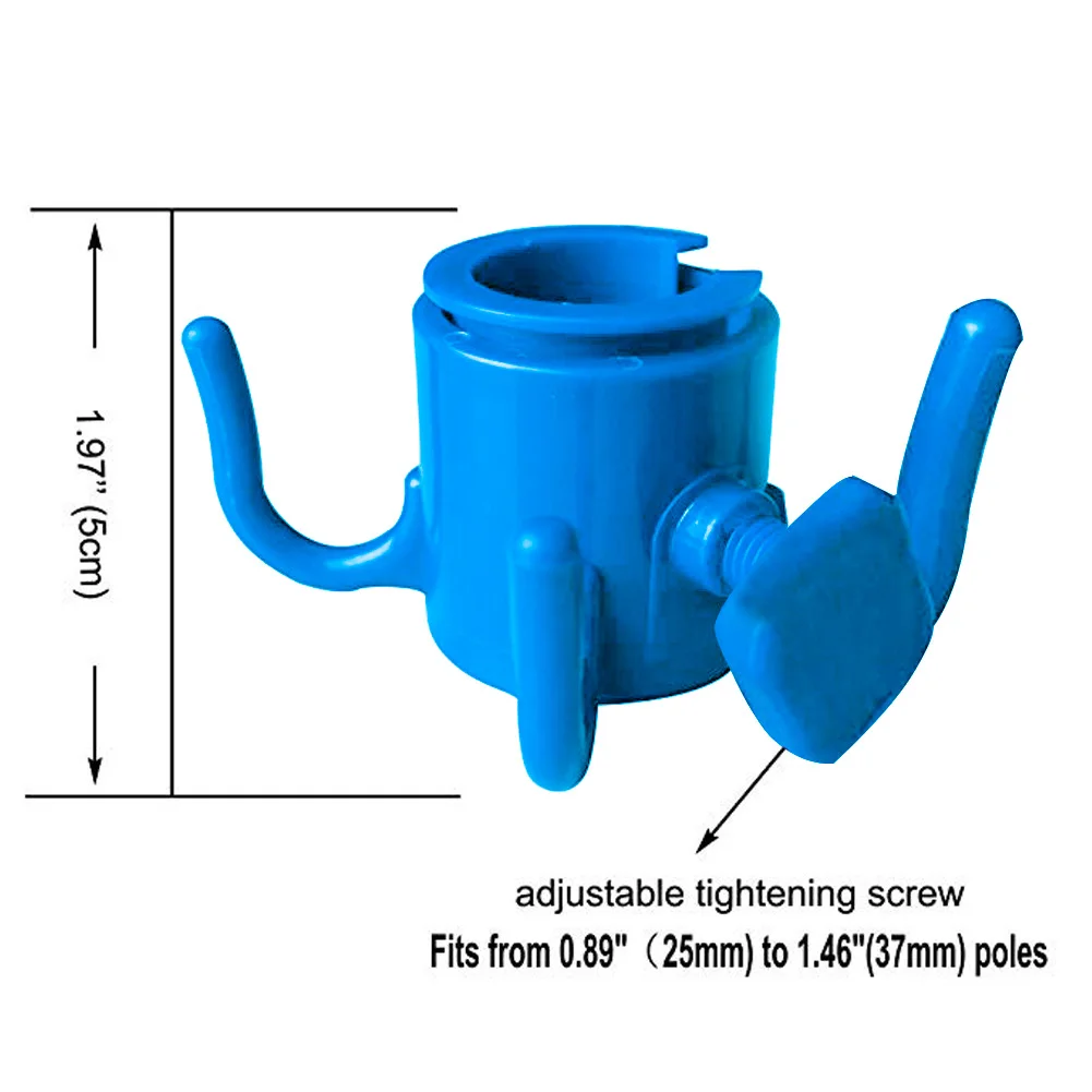 Пляжный зонтик крюк гвоздь четыре ноги крючки сад зонтик пластиковые Четыре Зубца вешалка