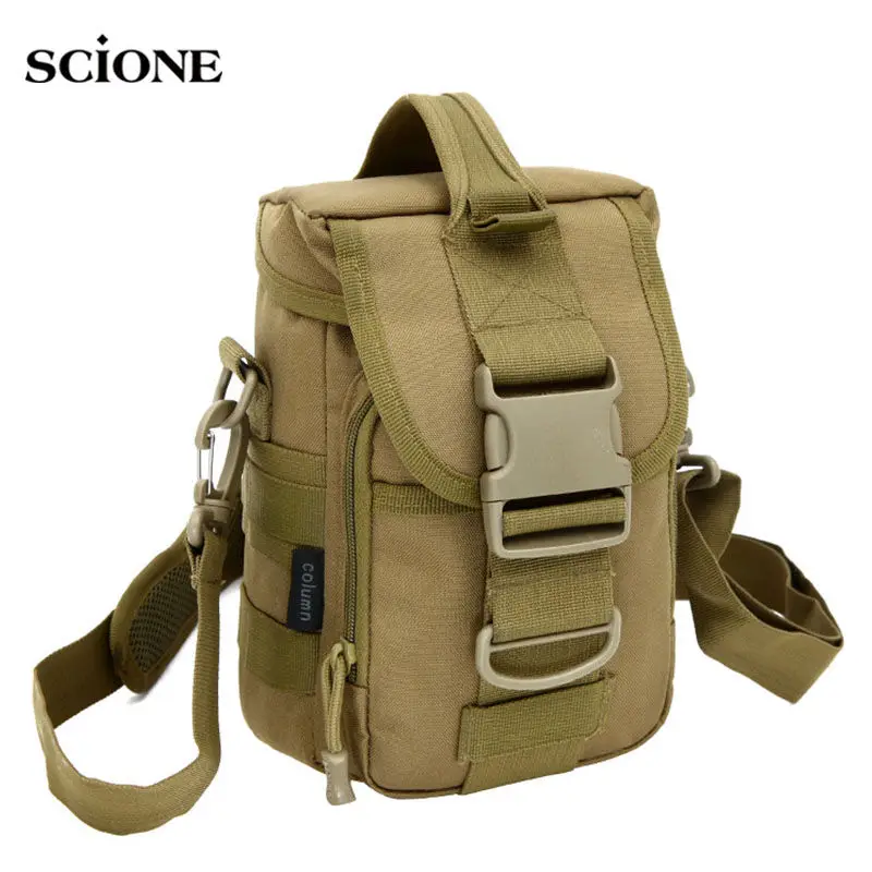 

Tactical Military Small Shoulder Bags Utility Pouch Pack Army Molle Sport Crossbody Vertical Outdoor Camping Hunting Bag XA173WA
