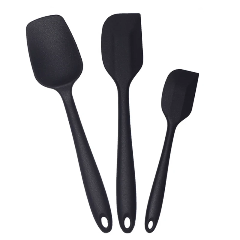 3Pcs Silicone Spatula Set Cooking Utensils Kitchen Spatula Mixing Spoon Turner Cake Scraper Mixer Baking Pastry Tools Bakeware (2)