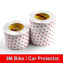 10 cm de largura Alta Resistência Anti Zero 3 M Pele de Rinoceronte Adesivos de Vinil Transparente Transparência Espessura Bicicleta Protective Flim