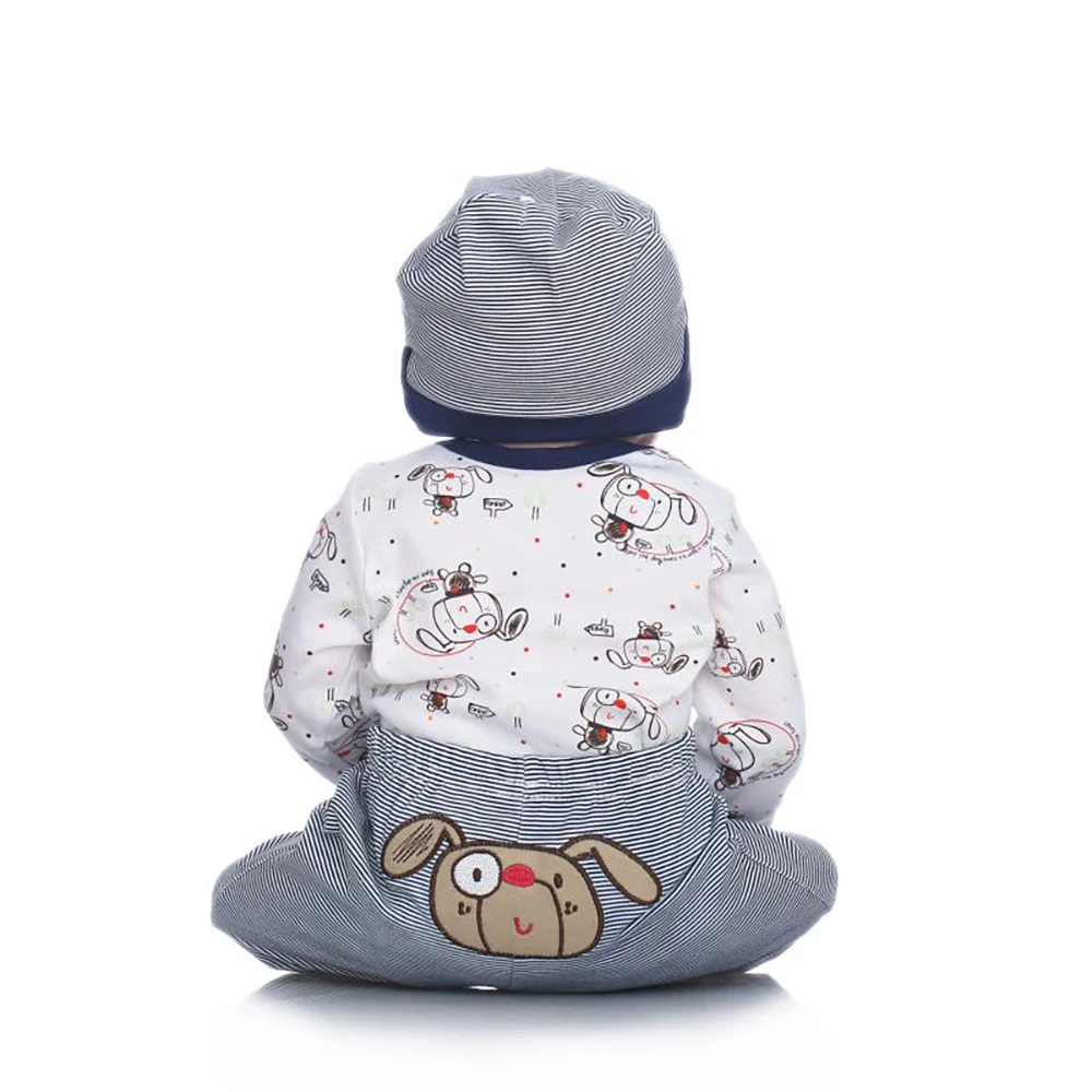 57 см полный Силиконовый Reborn Baby Doll Toys Реалистичная игрушка Bathe Baby-кукла новорождённого ребенка детский день рождения подарок для девочек Brinquedos