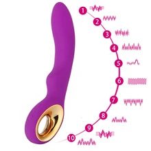 USB Chargeable 10 Speed G-spot Vibrators for Women Magic Wand AV Clitoris Stimulator Dildo Vibrator Adult Sex Toys Sex Products цена USB Chargeable 10 Speed G-spot Vibrators for Women Magic Wand AV Clitoris Stimulator Dildo Vibrator Adult Sex Toys Sex Products цены онлайн
