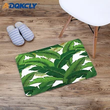 ADQKCLY тропических растений ковровое покрытие мягкие фланелевые зеленый лист кактус двери ковры 40*60 см прямоугольник кухня ванная комната коврики