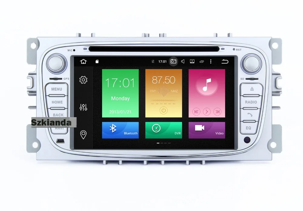 Clearance 7inch Android 8.0 2Din Car DVD Player For FORD Focus DVD MaAX Mondeo Radio 2Din With 4G Wifi GPS Navi Radio free Map+DVR 0