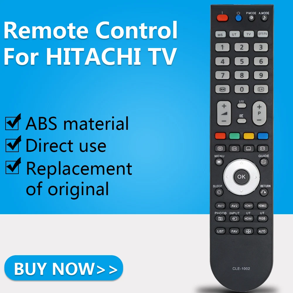 

ZF For Hitachi TV Remote Control CLE-1002 MS-08C MS09C compatible for CLE997 replacement