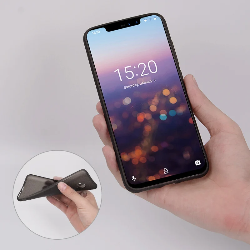 Чехол для Umidigi Z2 мягкий силиконовый чехол из ТПУ Pro Fandas Capa защитный