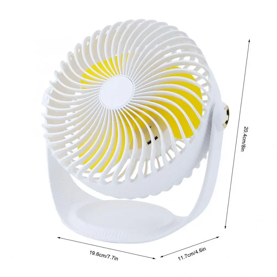 7 дюймовый настольный вентилятор вращающийся мини USB регулируемый ветер настольные вентиляторы Портативный вентилятор Ventilador De Teto кондиционера