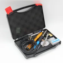 10 шт. сварочный инструмент Новая регулируемая температура Электрический паяльник 220 в 60 Вт сварочная наладочная станция для пайки инструменты