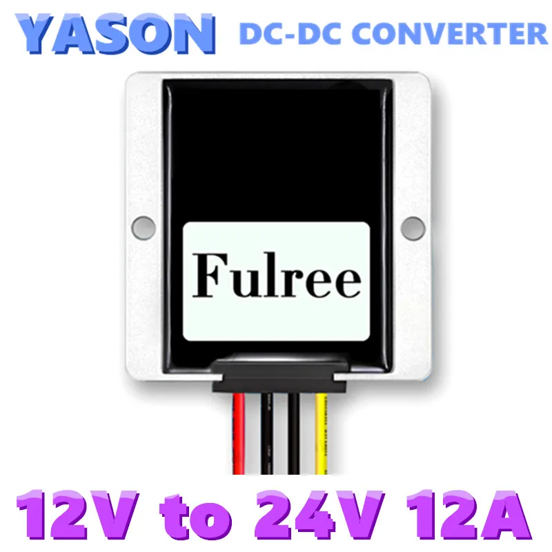 

12V liter 24V12A vehicle power converter 12V to 24VDC-DC DC boost module