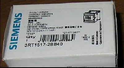 

New In Box SI+ Contactor 3RT1517-2BB40 #FY03