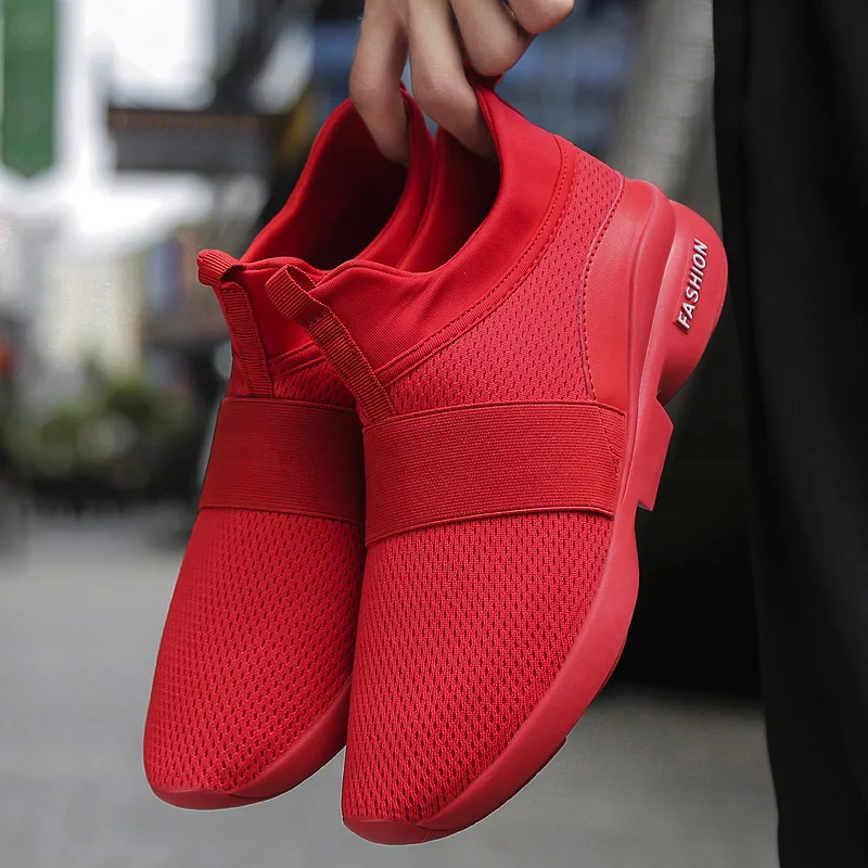 

New Personality Men Shoes Fashion Summer Breathable Casual Shoes for Male Soft Mesh Design Man Sneakers Chaussure Homme