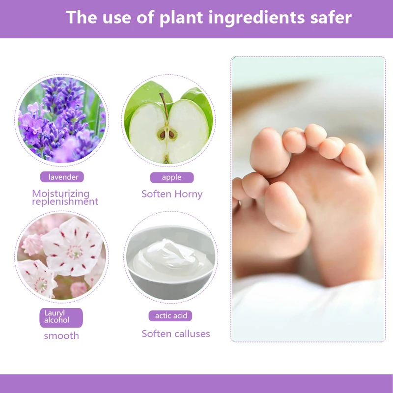 Online 6 Pcs 3 Pair Exfoliating Kaki Masker untuk Kaki Pedicure Kaus Kaki Exfoliating Foot Peeling Masker Lavender Tumit dari Bau perawatan Kaki spesifikasi 6 Pcs 3 Pair Exfoliating Kaki Masker untuk Kaki Pedicure Kaus Kaki Exfoliating Foot Peeling Masker Lavender Tumit dari Bau perawatan Kaki