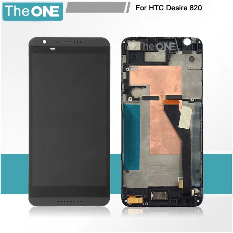 GENUINE Full LCD and Touch Screen FRAME For HTC Desire 820 LCD Display Touch Screen with