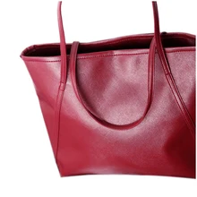 FGGS-простые кожаные женские сумки-мессенджеры, сумка для покупок, цвет: розовый