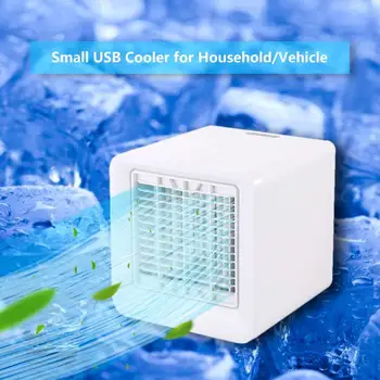 

150mL Portable Mini Air Conditioner Humidifier USB Desktop 3Speed Air Cooling Fan for Car Office Home Dropship 160*160*160mm