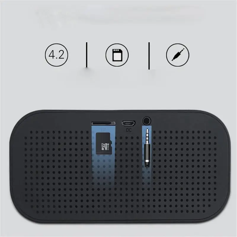 FV S5 часы Bluetooth динамик с дисплеем температуры и будильником громкий s Прямая