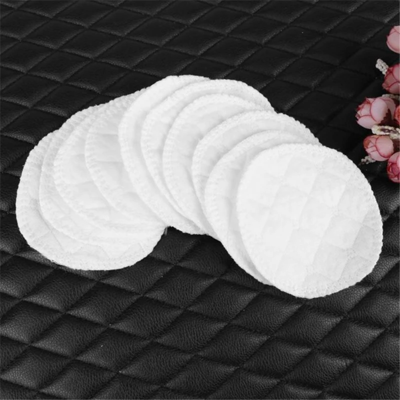 10 pièces Absorbant Coussinets D'allaitement Lavables En Coton Réutilisable Coussinets Allaitement Revêtements Coussin De Poitrine pour Maternité D'allaitement Pad (lot de 10)