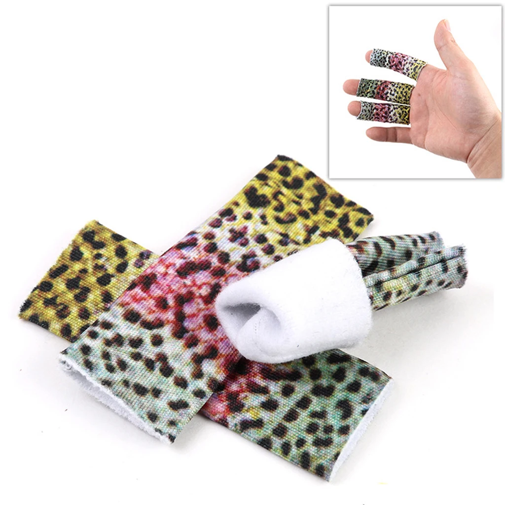 

3pcs Fly Fishing Stripping Guards Outdoor Sports Elastic Single Finger Protection Gear Sleeve Protector Fishing Tools