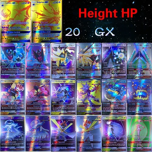 70 шт. GX EX Мега карты Poke Flash mon тренер Mew Charizard TagTeam для детей игрушка|Коллекционные