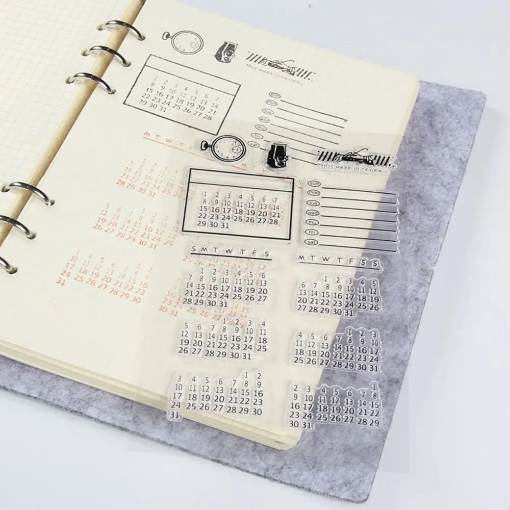 

Limit shows Cartoon Animals Calendar Butterfly Silicone Clear Rubber Stamps Sheet Christmass DIY