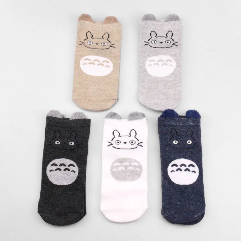 17 women socks Хлопковые женские носки, милые мопс, собака, кошка, лиса, милые Лолита носки, короткие бамбуковые кавайные хипстерские женские носки, женские носки с животными - Цвет: 17 women socks