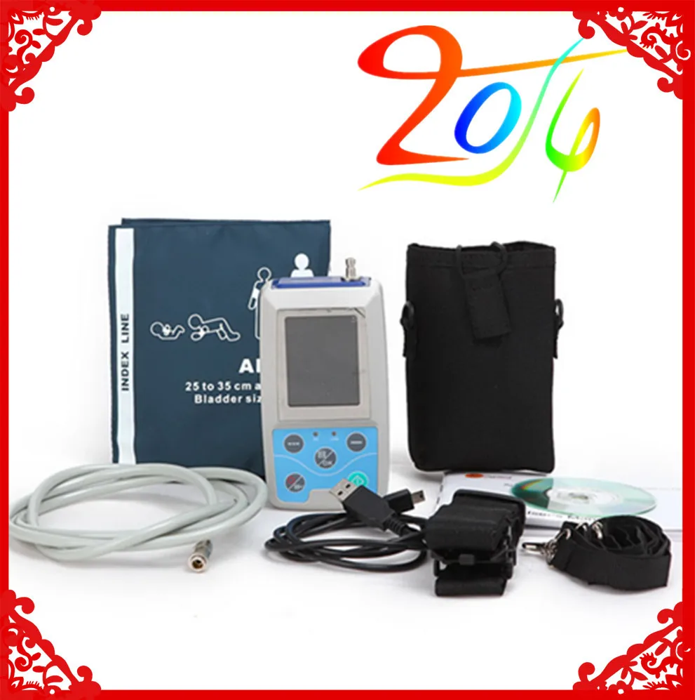

Color Big LCD Ambulatory Blood Pressure Monitor+Automatic 24h BP measurement RM-ABPM2 2017 NEW