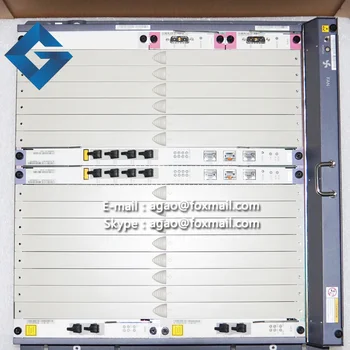 

New 19inch Huawei OLT MA5680T,MA5600T GEPON OLT with 2SCUN device control board and 2PRTE Power Board,2 X2CS uplink Board