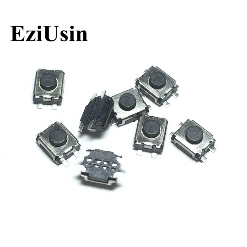 Микрокнопочный тактовый выключатель EziUsin 3*4*2 4 контакта поверхностный монтаж