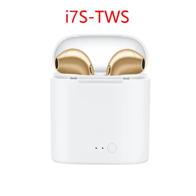 I7s i12 i18 TWS, мини беспроводные Bluetooth наушники, стерео наушники, гарнитура с зарядным устройством, микрофон для i7 TWS, Iphone, Xiaomi - Цвет: i7s WG