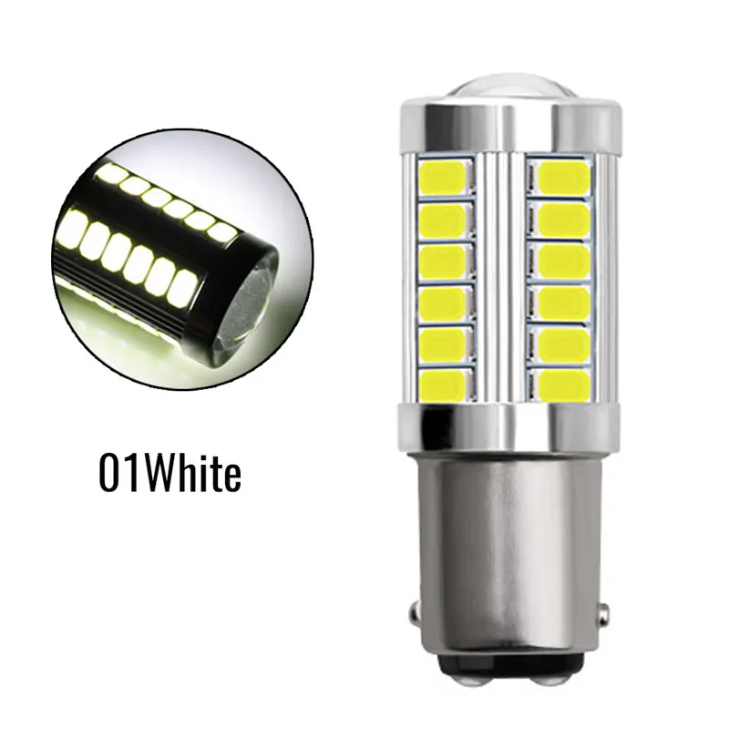 1 шт. долговечная светодиодная автомобильная лампа 1157 33 SMD 5630 BA15S P21W
