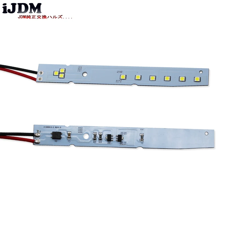 IJDM 9SMD LED-светильник в форме бровей модули для 2008-2010 BMW E60 LCI 5 серии 528i 535i 550i M5, HID соответствия ксеноновые Белый