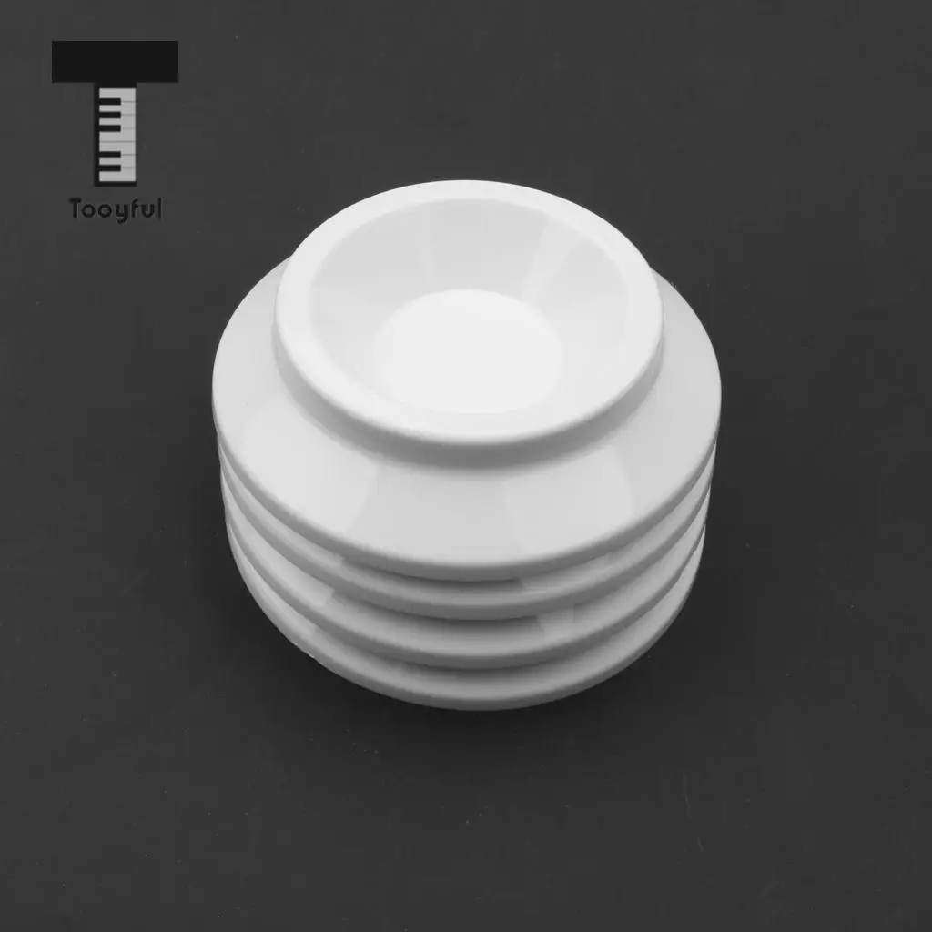 4pcs White Piano Caster Cups Piano Leg Pads for Upright Piano Parts Accessories