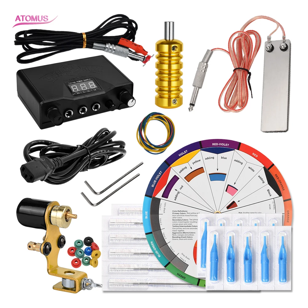 

Rotary Tattoo Machine Fontes Para Best Maquina Tatuar Kits Kit Tattoo Pen Insumos Para Tatuajes Machine Rotary Set Profesional