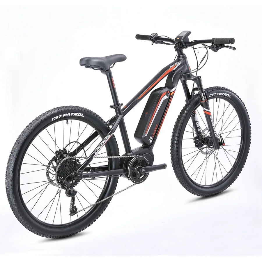 Clearance 2019 E-BIKE Explorers 10S Electric Bike With Computer Speedometer electric Odometer Powerful Electric MTB Bike 16AH 350W eBike 1