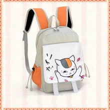 Новая мода фигуры аниме «тетрадь дружбы Нацумэ» холщовые рюкзаки с персонажами мультфильмов подростковые школьные рюкзаки унисекс дорожная сумка