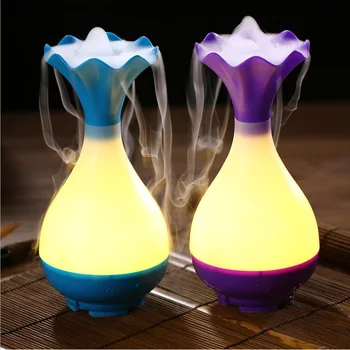 

USB Air Humidifier Purifier Ultrasonic Aromatherapy Essential Oil Aroma Diffuser with LED Night Light Mist Purifier atomizer