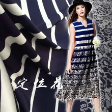 Новая струйная шелковая ткань сатин-стрейч летняя рубашка 19 мм платье стрейч шелк атлас Ткань шелковая ткань 140 см