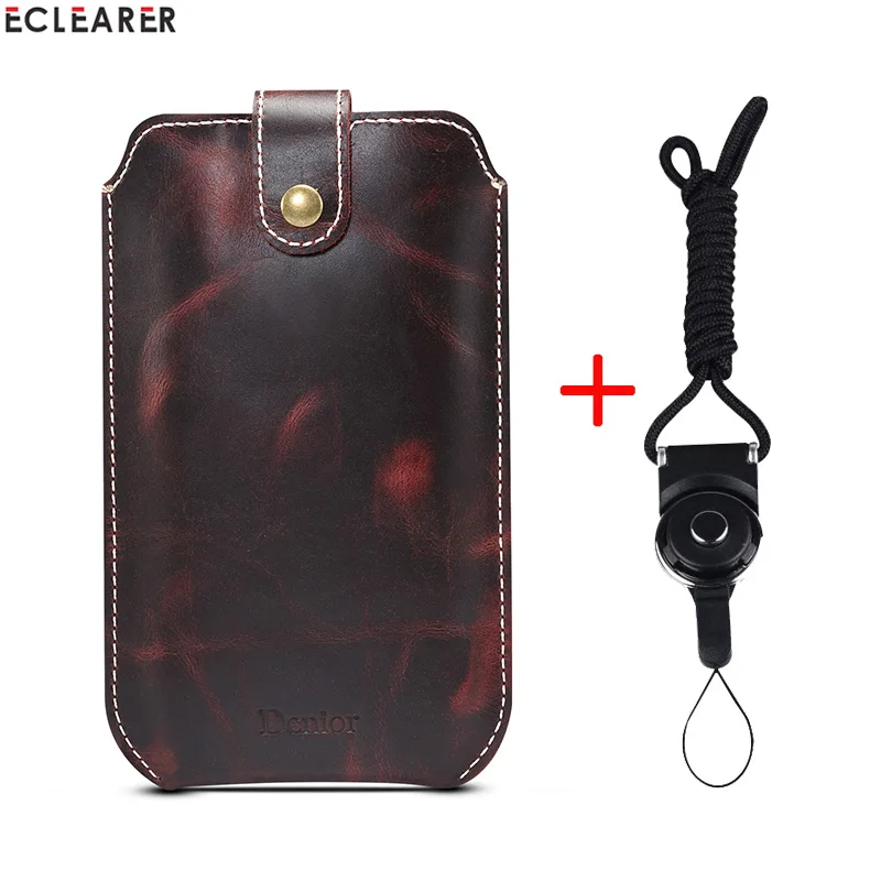 Brown With Lanyard Чехлы для телефонов Xiaomi Redmi 7 7A Redmi Note 7 Pro 7 s Роскошный кожаный ремень для телефона конверт чехол сумка чехол держатель для карт слот - Цвет: Brown With Lanyard