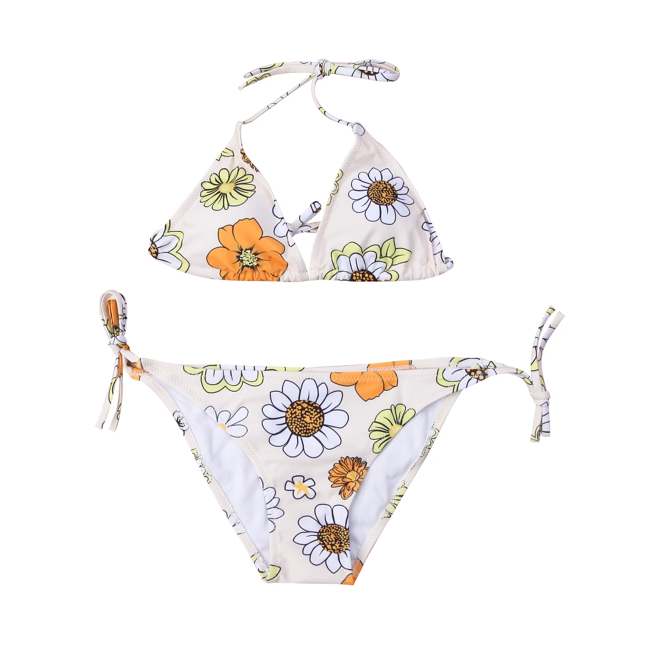 Sexy Women Bikini Set 2018 New Floral Print Ladies Two Pieces Push Up Padded Bra Bandage Swimsuit Triangle Beach Wear | Женская одежда