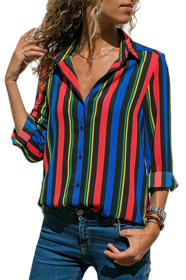Multicolor-Striped-Modern-Women-Shirt-LC251389-22-1