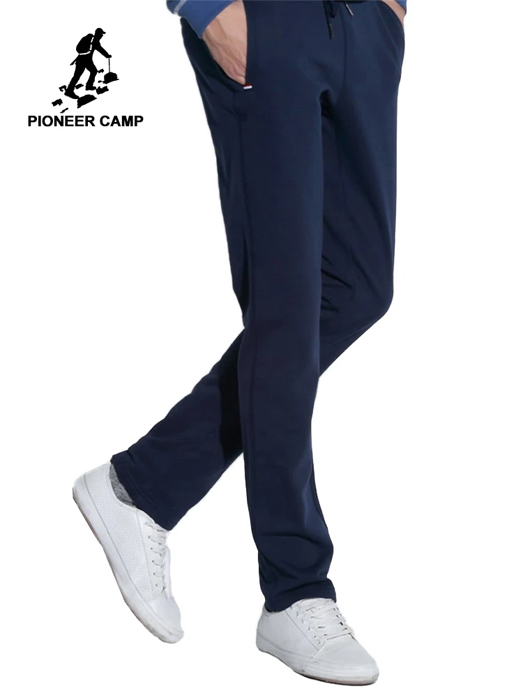 Пионерский лагерь Прямые повседневные штаны мужские новые модные мужские Штаны брендовая одежда наивысшего качества хлопка удобные брюки