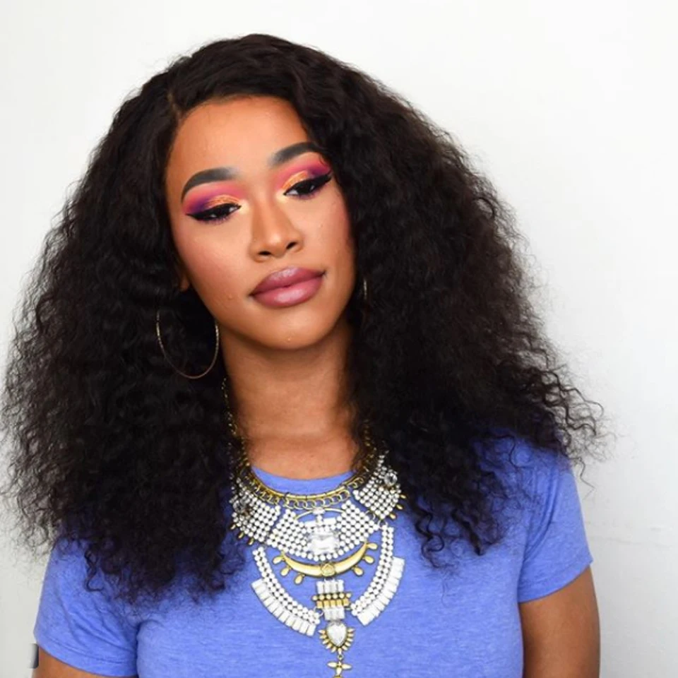 Sexay Brazilian Kinky Curly Hair Lace Closures 4x4 Pre Colored