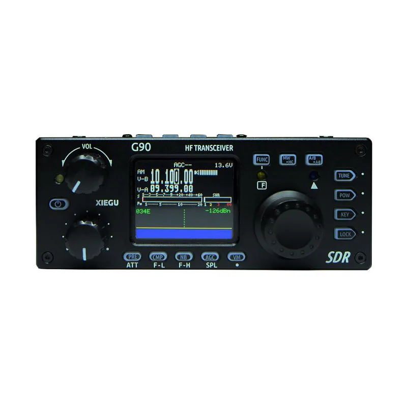 Приемопередатчик Xiegu G90 QRP HF Любительский радиоприемник 20 Вт SSB/CW/AM/FM SDR структура