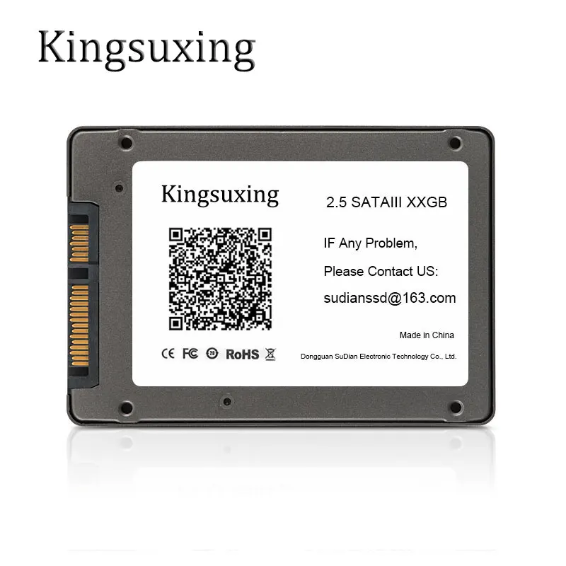 Kingsuxing SSD 60 Гб SATA2.5 Внутренний твердотельный накопитель SATA3 64 240 ГБ 500 для ноутбука