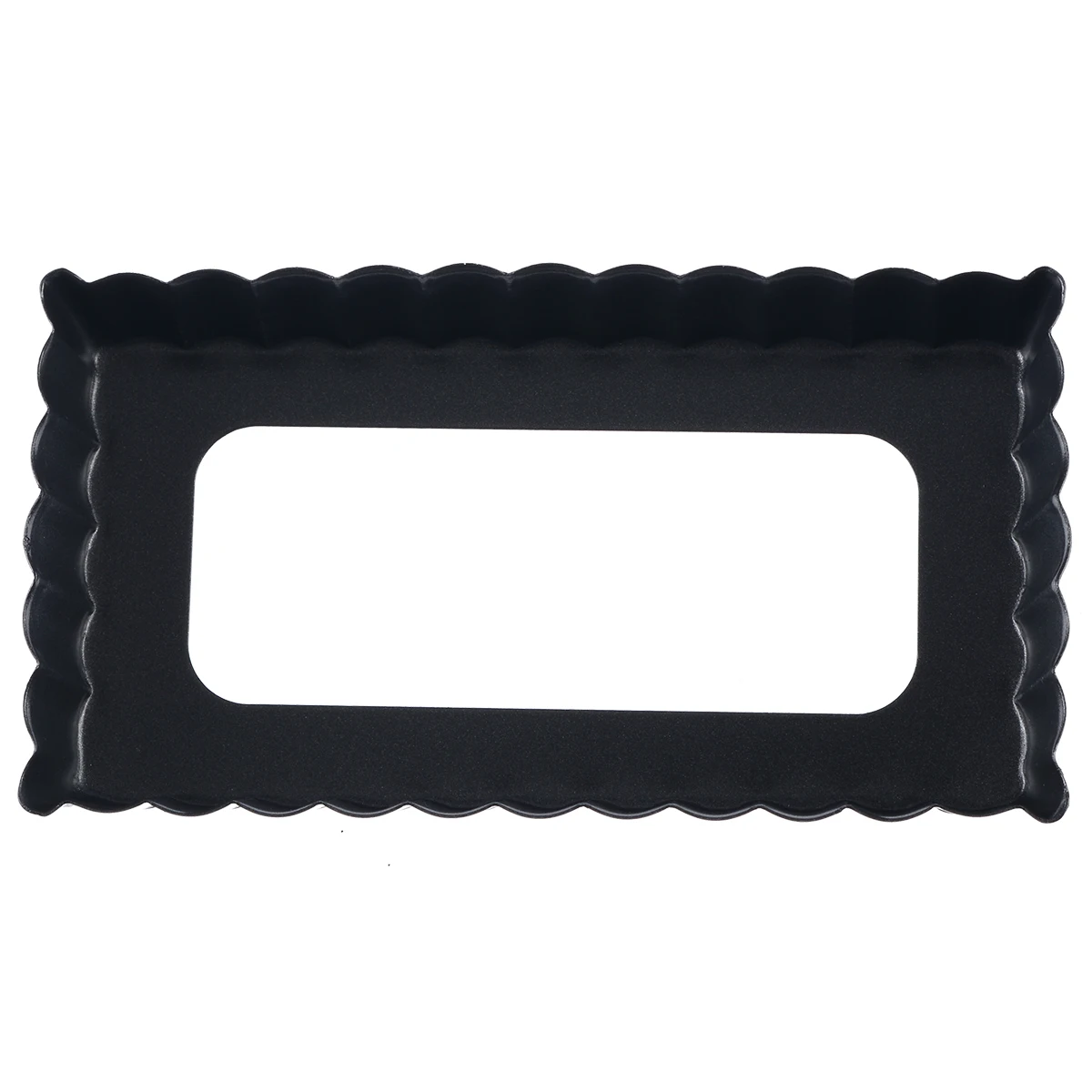 4.5Inch Pie Pan with Removable Bottom Tart Quiche Pan Non-stick Rectangle Egg Tart Mold Plate Baking Tools