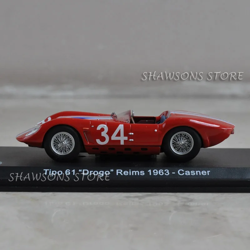 LEO модели игрушки 1:43 винтажный гоночный автомобиль Maserati Tipo 61 Drogo Реймс 1963 реплики коллекции